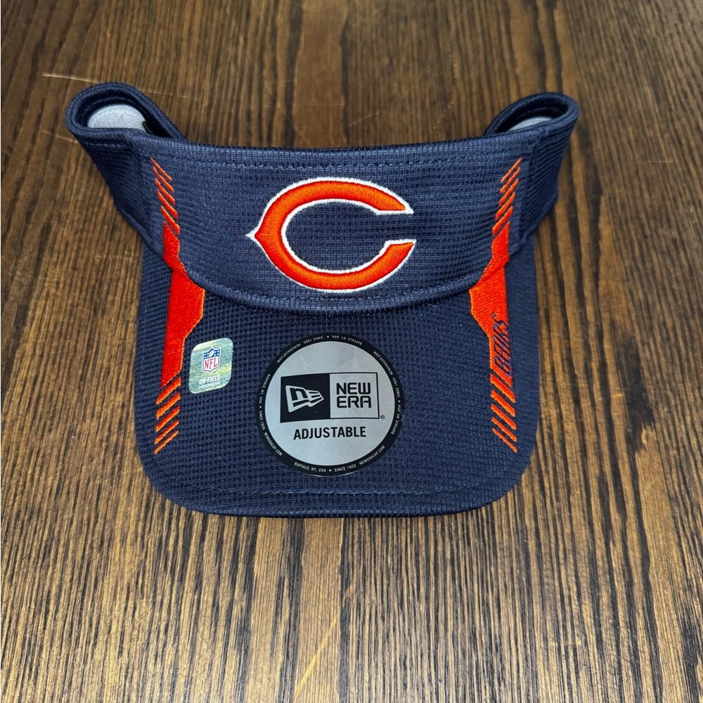 New Era Navy and Orange Sports Visor